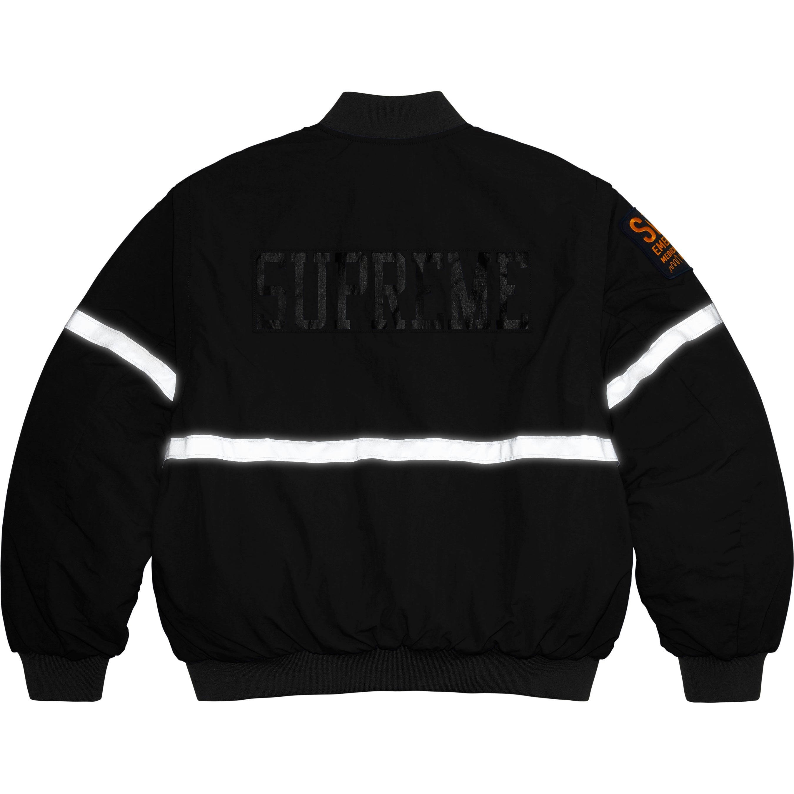 Zip-Off Sleeve Reflective Stripe Jacket view 16